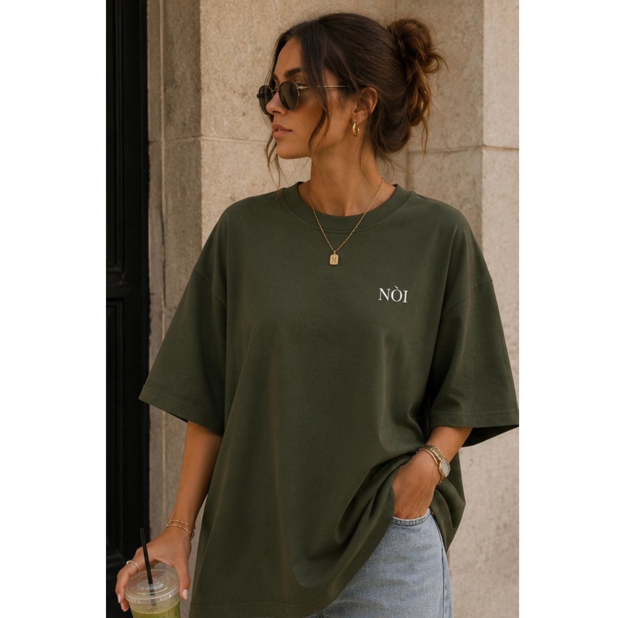 T-shirt oversize Cathédrale d'Ajaccio
