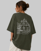T-shirt oversize Cathédrale d'Ajaccio